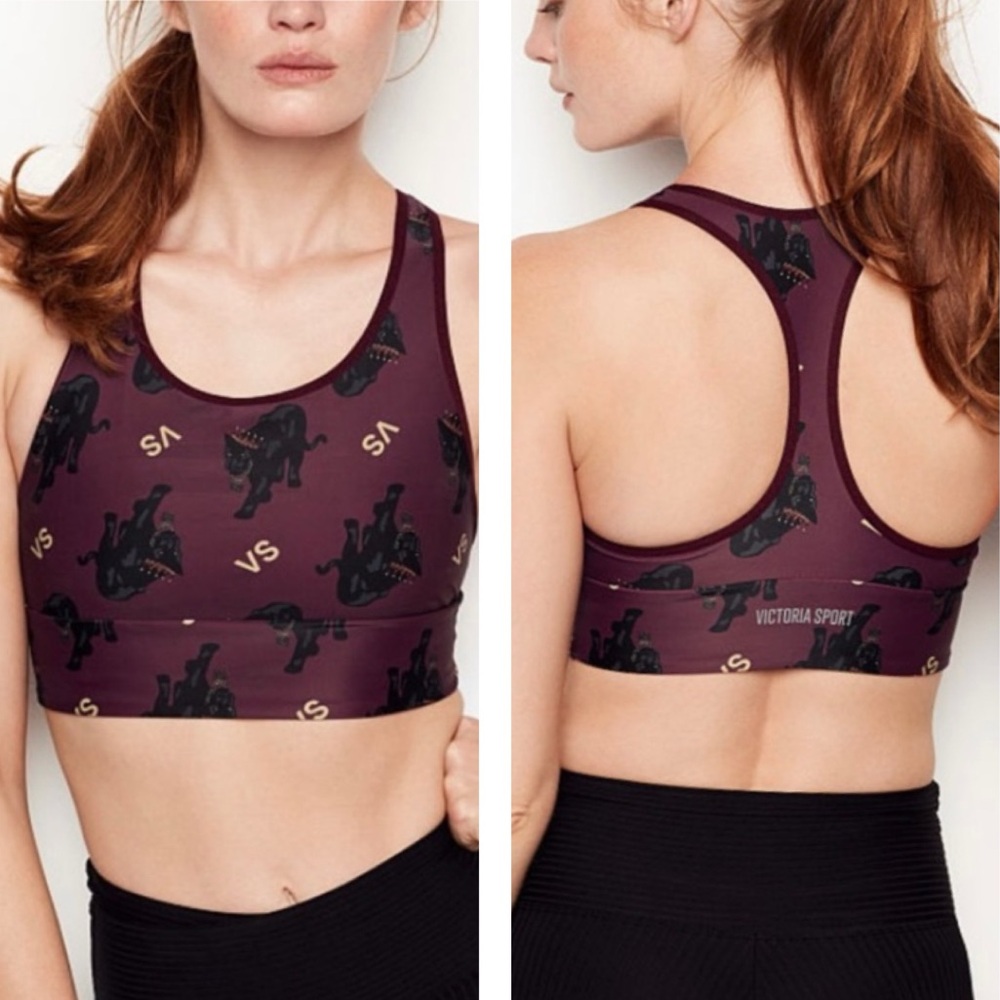 Victoria's‎ Secret The Player Crown Racerback Sports Bra Wireless Size Medium